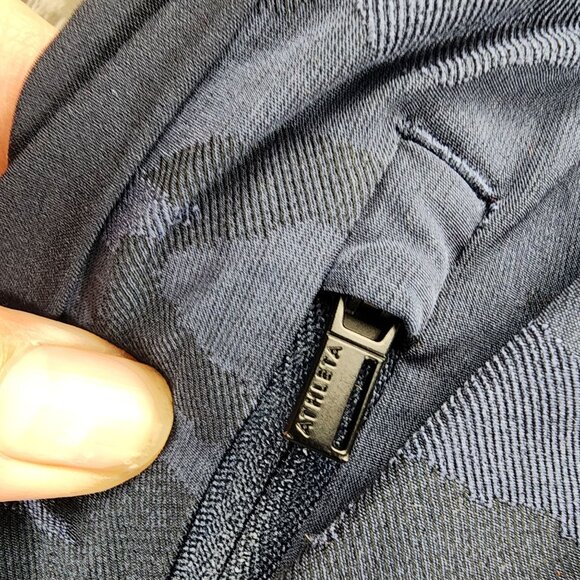 Athleta Pants Womens 16 Blue Camo Brooklyn Textured Jogger - Picture 2 of 9